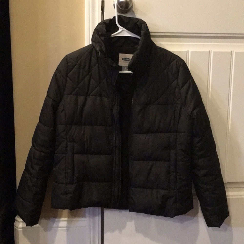 Old Navy Black Frost Free Puffer Jacket